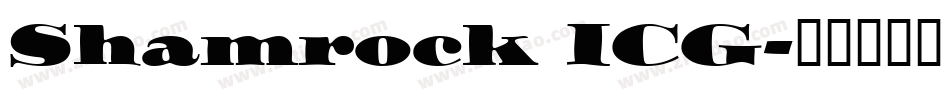 Shamrock ICG字体转换